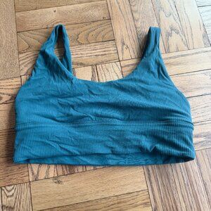 Lululemon Align™ Ribbed Bra Light Support A/B Cup – Green Jasper – Size 10